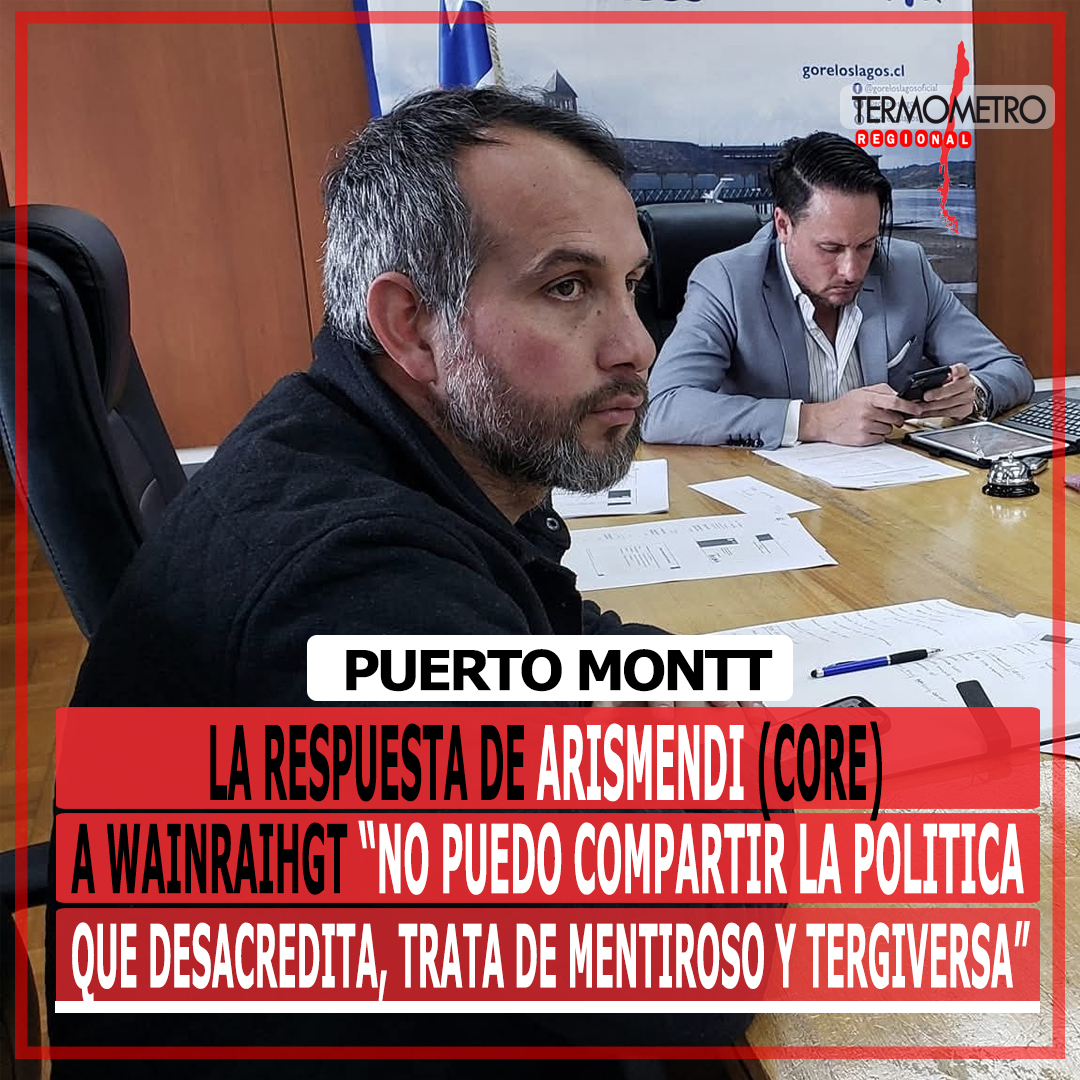La respuesta de Arismendi a Wainraihgt «no puedo compartir la política que desacredita, trata de mentiroso y tergiversa»